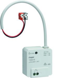 KNX easy Schaltaktor 1fach 10 A Up Hager HTXB601B