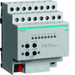 KNX FanCoil Aktor 2fach REG  Hager HTYF642F