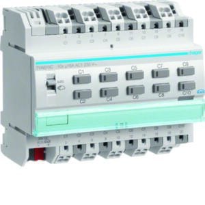 KNX Schalt-/Jalousieaktor 10/5fach 16 A REG Hager HTYA610C