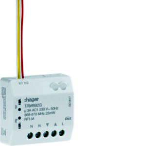KNX-RF Jalousieaktor 1fach/ Binäreingang 2fach Up Hager HTRM692G