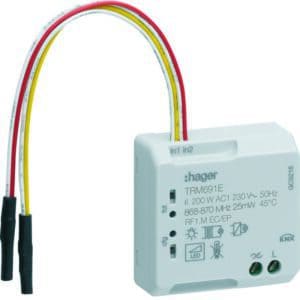 KNX-RF Dimmaktor 1fach 200 W  Hager HTRM691E