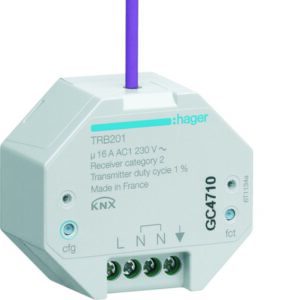 KNX-RF Schaltaktor 1fach Up  Hager HTRB201