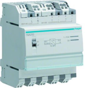Spannungsversorgung 24 V DC 1A REG  Hager HTGA200
