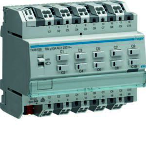 KNX easy Schalt-/Jalousieaktor 10/5fach 10A REG Hager HTXA610B