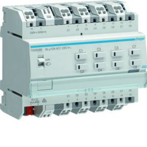 KNX easy Schalt-/Jalousieaktor 8/4fach 10A REG Hager HTXA608B