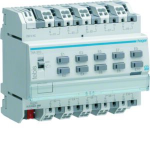 KNX Binäreingang 10fach 230 V REG Hager HTXA310