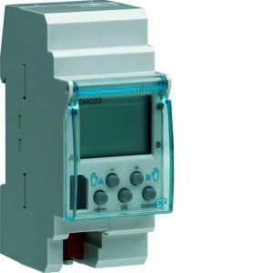 KNX Wochenschaltuhr 2 Kanäle DCF77 REG Hager HTXA023