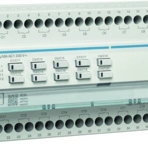 KNX Schalt-/Jalousiekator 20/10fach 16A C-Last REG Hager HTYMS620D