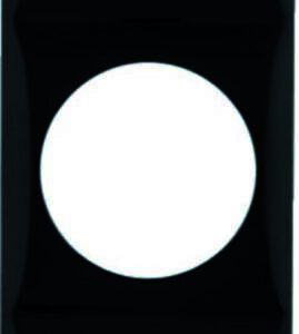 Rahmen 3f Integro Flow schwarz glänzend, Berker 918192510