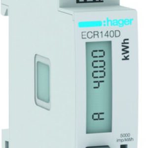 Energiezähler 1ph,direkt 40A, MODBUS,MID Hager HECR140D