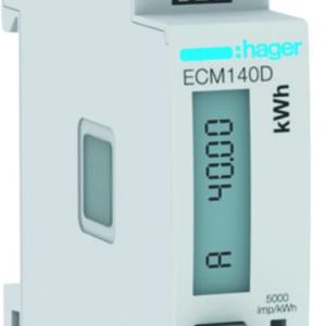 Energiezähler 1ph,direkt 40A, MBUS, MID Hager HECM140D