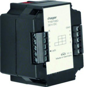 KNX Universalschnittstelle 8fach Up Hager HTYB708D