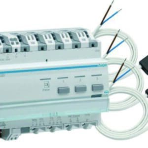 KNX Messwertgeber für 3 Stromkr. mit 3 Wandlern Hager HTE332