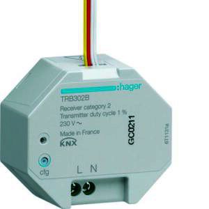 KNX-RF Binäreingang 2fach Up  Hager HTRB302B