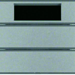 Tastsensor 2fach mit RTR, Display BerkerK.5 alu, Berker 75662774