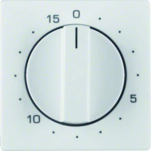 Zentralstück mit Regulierknopf für mechanische Zeitschaltuhr Berker Q.1/Q.3 pola, Berker 16326089
