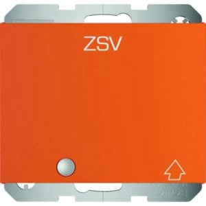 Steckdose SCHUKO m.KLPD u.LED K.x orange, Berker 41517114