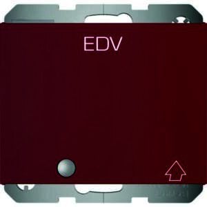 Steckdose SCHUKO m. KLPD und LED K.x rot, Berker 41517115