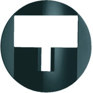 KNX R.x Abdeckung für Bewegungsmelder-Modul, schwarz glänzend, Berker 80960465