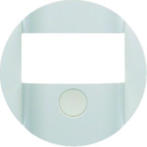 KNX R.x Abdeckung für Bewegungsmelder-Modul, polarweiß glänzend, Berker 80960460