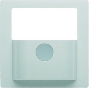 KNX S.1/B.x Abdeckung für Bewegungsmelder-Modul, polarweiß glänzend, Berker 80960459