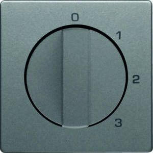 Zentralstück m Drehk für 3S Q.1/Q.3 alu, Berker 1096608400