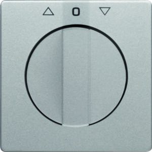 Zentralstück m Drehk. f Jal. Q.1/Q.3 alu, Berker 1080608400
