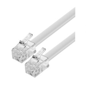 Verbindungskabel RJ10, Länge 10 m, weiß, ESYLUX EC10431500