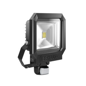 LED-Strahler 50 W mit 160° Bewegungsmelder, ADF Montagebügel, schwarz, ESYLUX EL10810282