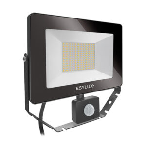 LED-Strahler 50 W, 4000 K, schwarz, Bewegungsmelder, ESYLUX EL10810770