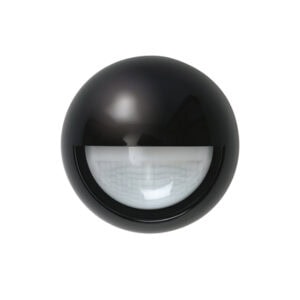 Wand-Bewegungsmelder 200°, Reichweite ca. 12 m, schwarz, fernbedienbar, ESYLUX EM10041020