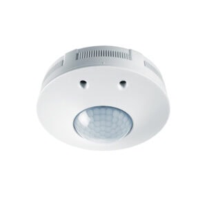 Decken-Präsenzmelder 360° Unterputz, KNX-Bus, Temperaturmessung, relative Luftfeuchtemessung, Messung der VOCs, Reichweite ca. Ø 8 m, fernbedienbar, ESYLUX EP10427664