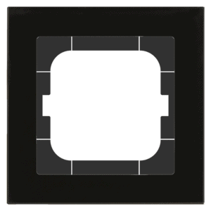 MDT Glasrahmen 1-fach für 63 mm Programme, Schwarz MDT BE-GTR163S.01S