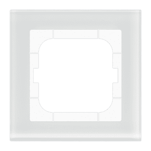 MDT Glasrahmen 1-fach für 63 mm Programme, Weiß MDT BE-GTR163W.01