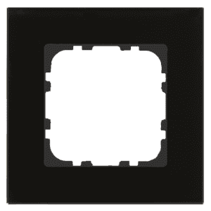 MDT Glasrahmen 1-fach für 55 mm Programme, Schwarz MDT BE-GTR1S.01S