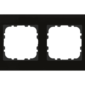 MDT Glasrahmen 2-fach für 55 mm Programme, Schwarz MDT BE-GTR2S.01S