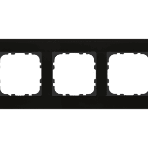 MDT Glasrahmen 3-fach für 55 mm Programme, Schwarz MDT BE-GTR3S.01S