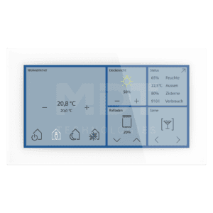 KNX Glas Touch Smart 6 Zoll, KNX Data Secure, Weiß MDT BE-GTS06TW.01S