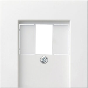 Adbeckung USB-Spannungsvers. PD System 55 Reinweiß m Gira 037627