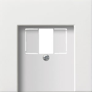 Adbeckung USB-Spannungsvers. PD Flächenschalter Reinweiß Gira 037670