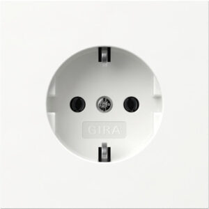 SCHUKO-Steckd. Flächenschalter Reinweiß Gira 418870