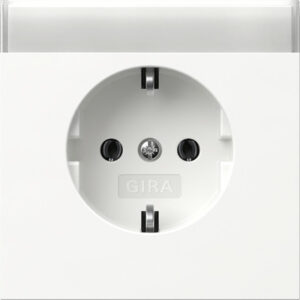 SCHUKO-Steckd. BSF Flächenschalter Reinweiß Gira 445770