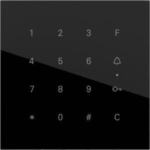 Gira Keyless In Codetastaturmodul System 106 Glas Schwarz Gira 5550000