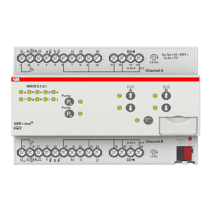 Heiz-/Kühlkreis Controller, 2fach, 0-10 V, manuelle Bedienung, REG HCC/S2.1.2.1 ABB 2CDG110219R0011