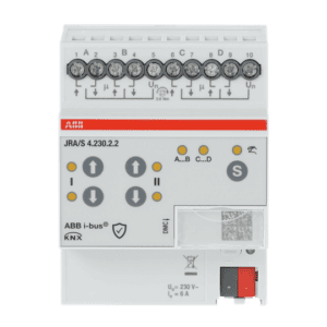 Jalousieaktor 4-fach 230V, manuelle Bedienung JRA/S4.230.2.2 ABB 2CDG110285R0011