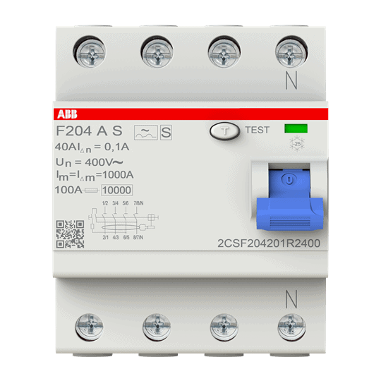 FI-Schalter 4P Typ A/G-30mA 63A F204 A-63/0.03 G, 1 Stk
