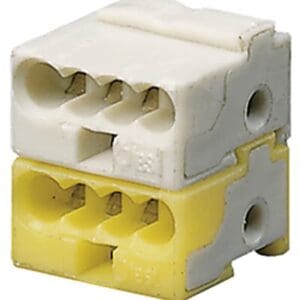 Anschlußklemme, weiß/gelb ABB   GHQ6301902R0001