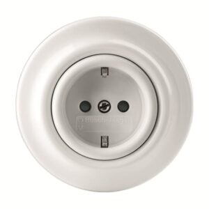 SCHUKO® Steckdose Safety+ studioweiß - Decento® 20 EUJB-64 Busch Jaeger 2CHK201359C5300