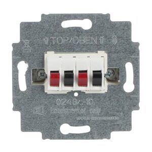 Stereo-Lautsprecher-Anschlussdose Mit Steckklemmen 0248/04-101 Busch Jaeger 2CKA000230A0403