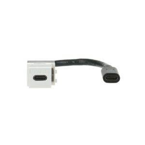 Kabelpeitsche USB Keystone Weiß 0229/12 Busch Jaeger 2CKA000230A0480